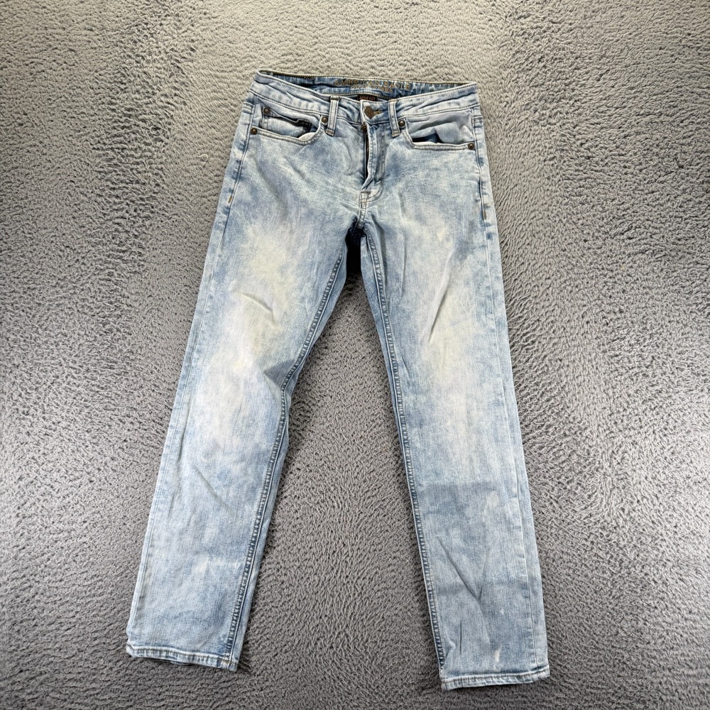 American Eagle Outfitters Active Flex Jeans Mens 28x30 Straight Leg Slim Faded